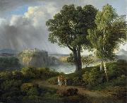 Johann Nepomuk Rauch Arkadische Landschaft Sweden oil painting artist